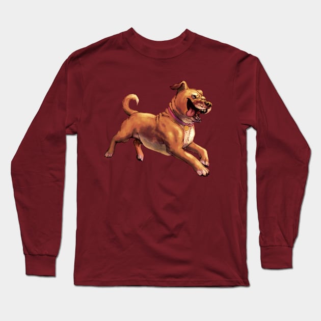 Puggle Long Sleeve T-Shirt by CliffeArts